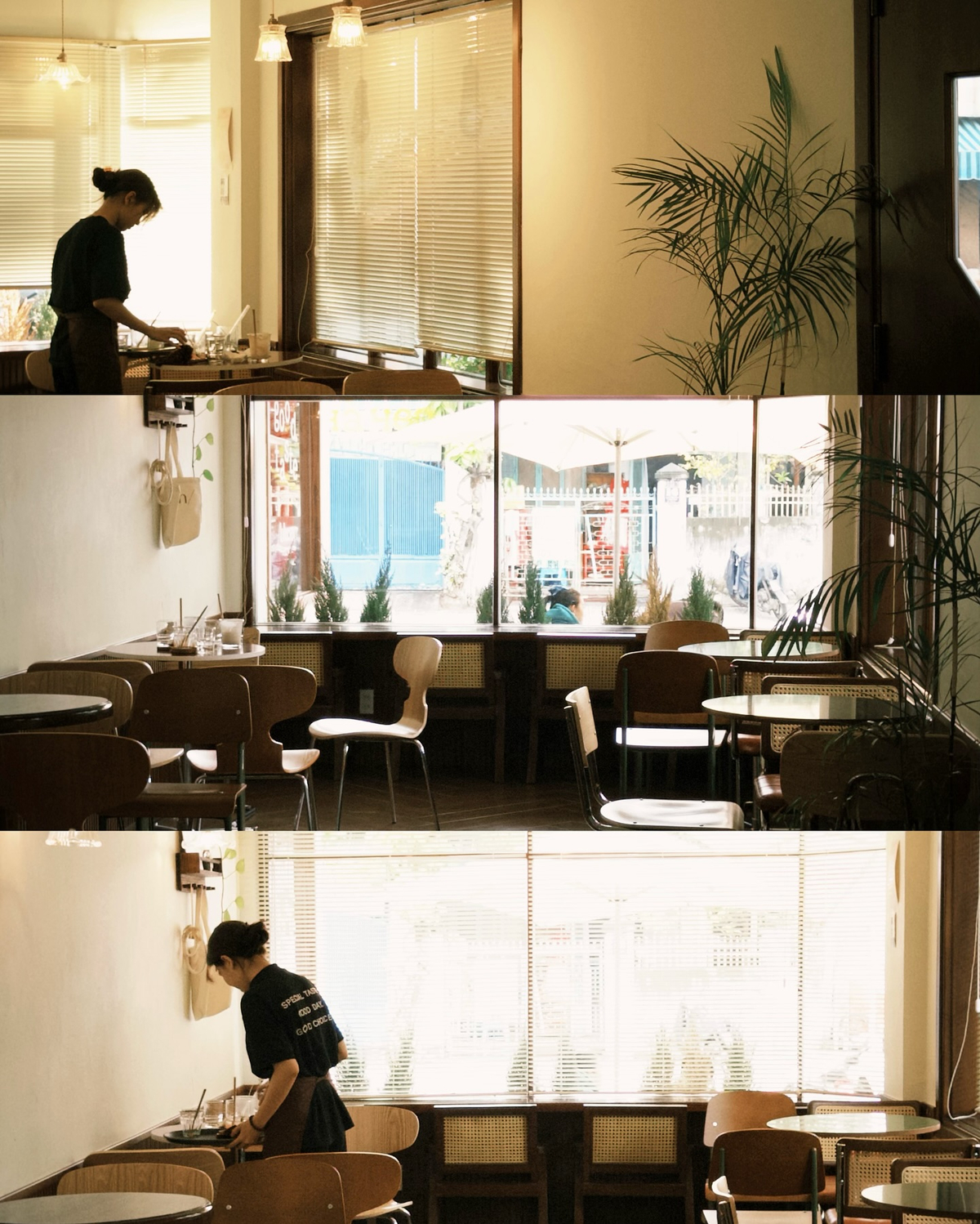 Không gian minimalist trang nhã tại Blu:m Coffee 